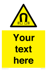 Custom Magnetic Field Sign